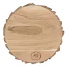Dessous de plat en acacia avec écorce