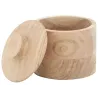 Boite ronde en bois d'acacia