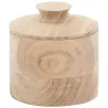 Boite ronde en bois d'acacia