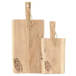 Planche à découper en bois d'acacia - Cigale