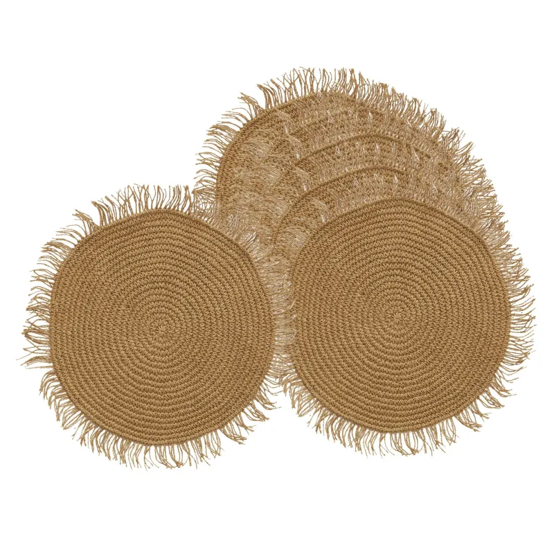 Sets de table en raphia (lot de 6)
