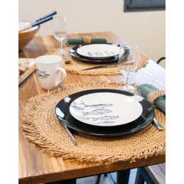 Sets de table en raphia (lot de 6)
