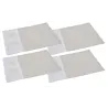 Set de table blanc et beige (Lot de 4)