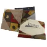 Coussin en coton kilim et en cuir (Lot de 3)