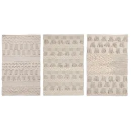 Tapis en coton (Lot de 3)