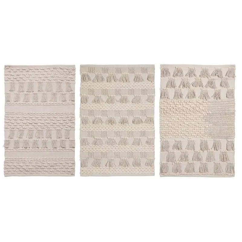 Tapis en coton (Lot de 3)