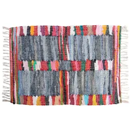 Tapis en coton multicolore (Lot de 2)