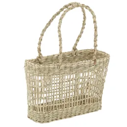 Cabas en jonc ajouré (Lot de 4)