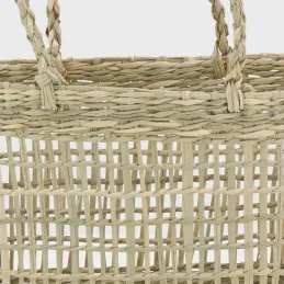 Cabas en jonc ajouré (Lot de 4)