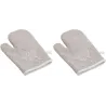 Gant de cuisine en lin et coton (Lot de 2)