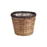 Cache-pots ronds en jacinthe (lot de 4)