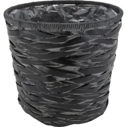 Cache-pot en bambou noir (lot de 4)