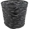 Cache-pot en bambou noir (lot de 4)