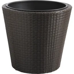 Cache-pots en résine tressée (lot de 3)