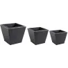Cache-pots en résine tressée (lot de 3)