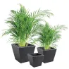 Cache-pots en résine tressée (lot de 3)