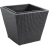 Cache-pots en résine tressée (lot de 3)