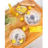 Plateaux ronde en bois naturel "Provence"