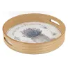 Plateaux ronde en bois naturel "Provence"