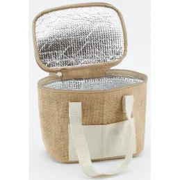 Sac lunch isotherme en jute