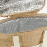 Sac lunch isotherme en jute