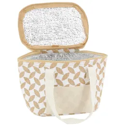Sac lunch isotherme en jute