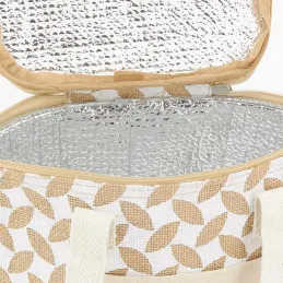 Sac lunch isotherme en jute