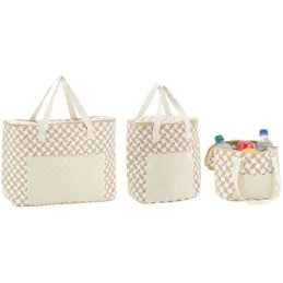 Sac lunch isotherme en jute
