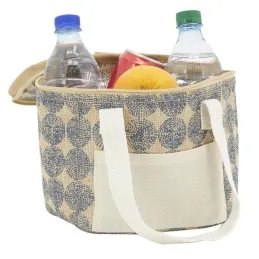 Sac lunch isotherme en jute