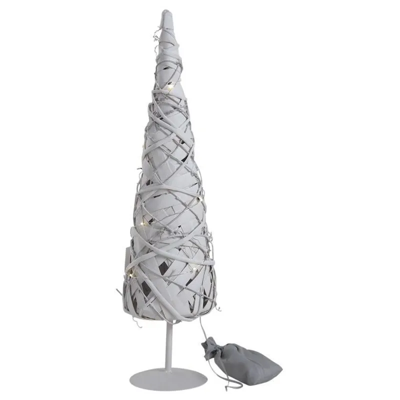 Sapin bois et LEDs à poser