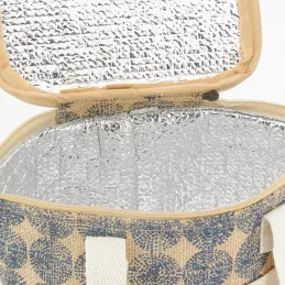 Sac lunch isotherme en jute