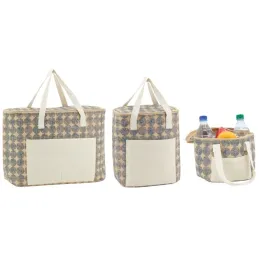 Sac lunch isotherme en jute