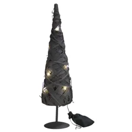 Sapin bois et LEDs à poser