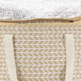 Sac lunch isotherme en jute