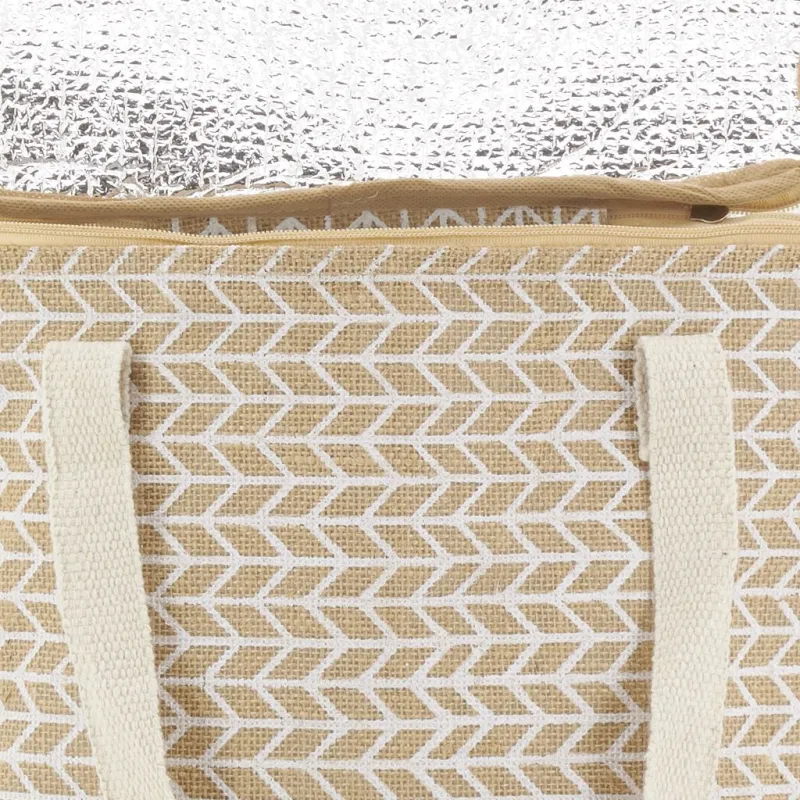 Sac lunch isotherme en jute