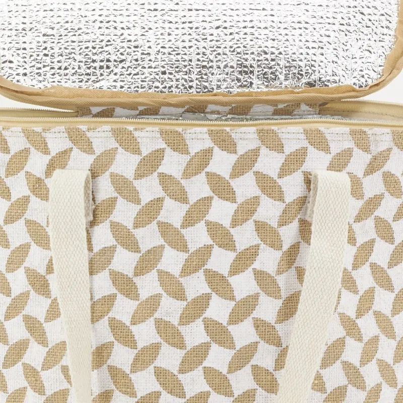 Sac lunch isotherme en jute