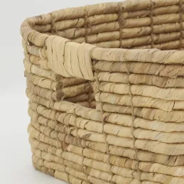 Corbeilles de rangement en jacinthe roulée
