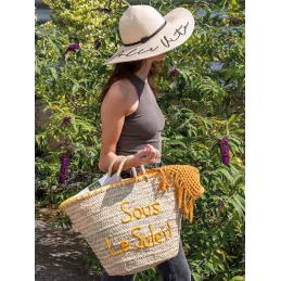 Chapeau femme en papier cordé Dolce Vita