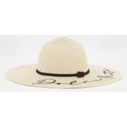 Chapeau femme en papier cordé Dolce Vita