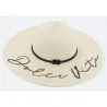 Chapeau femme en papier cordé Dolce Vita