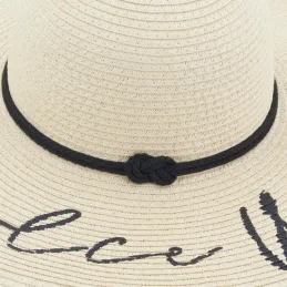 Chapeau femme en papier cordé Dolce Vita