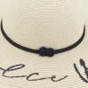Chapeau femme en papier cordé Dolce Vita
