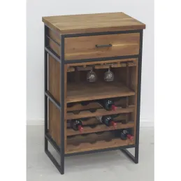 Meuble bar en bois recyclé