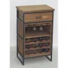 Meuble bar en bois recyclé