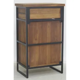 Meuble bar en bois recyclé