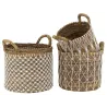 Corbeilles de rangement en bananier et coton