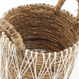 Corbeilles de rangement en bananier et coton