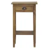 Table de nuit en acajou naturel