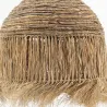 Abat-jour en abaca avec franges
