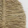 Décorations murales en jute naturel Feuille (lot de 2)